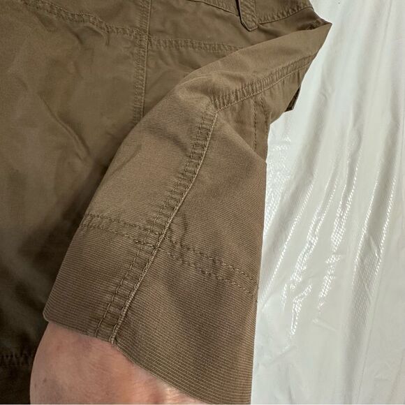 Ann Taylor Loft Khaki Green Women's Jean Skirt Size 6 - Picture 9 of 9